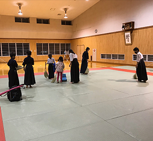 掃除の様子